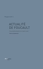 Télécharger le livre :  Actualité de Foucault