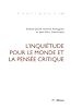 Télécharger le livre :  L'inquiétude pour le monde et la pensée critique