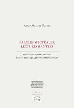 Télécharger le livre :  Paroles spectrales, lectures hantées