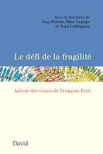 Télécharger le livre :  Le défi de la fragilité