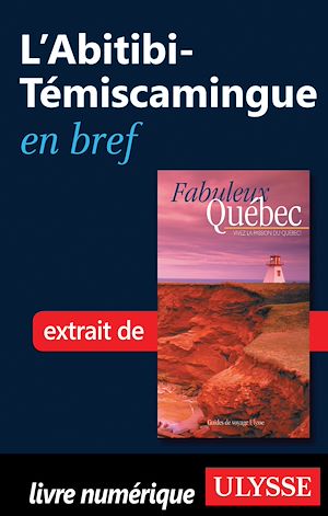 Téléchargez le livre :  L'Abitibi-Témiscamingue en bref
