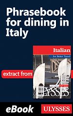 Télécharger le livre :  Phrasebook for dining in Italy