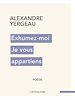 Télécharger le livre :  Exhumez-moi Je vous appartiens