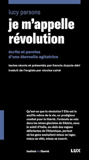 Téléchargez le livre :  Je m'appelle Révolution