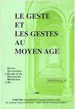 Télécharger le livre :  Le geste et les gestes au Moyen Âge