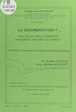 Télécharger le livre :  La désorientation : analyse des reclassements prononcés par une COTOREP