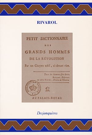 Download the eBook: Petit Dictionnaire des grands hommes de la Révolution
