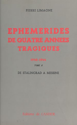 Download the eBook: Éphémérides de quatre années tragiques (1940-1944)