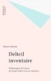 Télécharger le livre :  Delteil inventaire