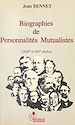 Télécharger le livre :  Biographies de personnalités mutualistes : XIX et XXe siècles