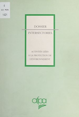 Téléchargez le livre :  Activités liées à la protection de l'environnement