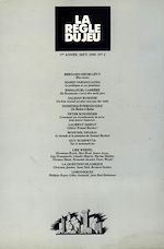 Télécharger le livre :  La règle du jeu n°02