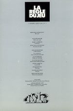 Télécharger le livre :  La règle du jeu n°05