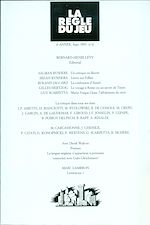 Télécharger le livre :  La règle du jeu n°11