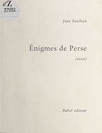 Télécharger le livre :  Énigmes de Perse