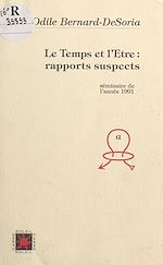 Télécharger le livre :  Le Temps et l'Être : rapports suspects