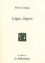 Download this eBook Léger légère