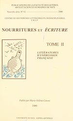 Télécharger le livre :  Nourritures et écriture (2) : Littératures d'expression française