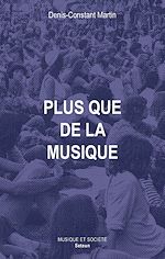 Télécharger le livre :  Plus que de la musique