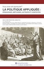 Télécharger le livre :  Vous avez-dit appliquée? La politique appliquée