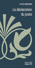 Télécharger le livre :  La déclaration du juste