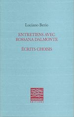 Télécharger le livre :  Entretiens avec Rossana Dalmonte