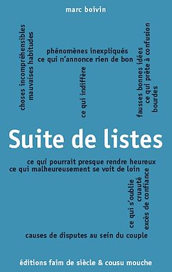 Télécharger le livre :  Suite de listes