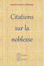 Télécharger le livre :  Citations sur la noblesse