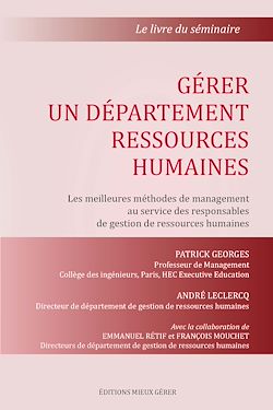 Télécharger le livre :  Gérer un département ressources humaines