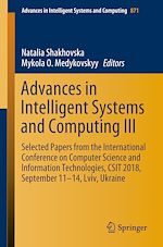 Télécharger le livre :  Advances in Intelligent Systems and Computing III