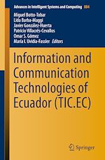 Télécharger le livre :  Information and Communication Technologies of Ecuador (TIC.EC)