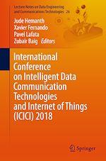 Télécharger le livre :  International Conference on Intelligent Data Communication Technologies and Internet of Things (ICICI) 2018