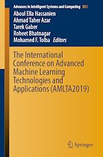 Télécharger le livre :  The International Conference on Advanced Machine Learning Technologies and Applications (AMLTA2019)