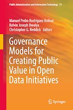 Télécharger le livre :  Governance Models for Creating Public Value in Open Data Initiatives