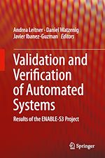 Télécharger le livre :  Validation and Verification of Automated Systems