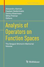 Télécharger le livre :  Analysis of Operators on Function Spaces