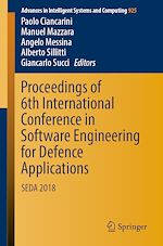Télécharger le livre :  Proceedings of 6th International Conference in Software Engineering for Defence Applications