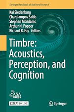 Télécharger le livre :  Timbre: Acoustics, Perception, and Cognition