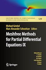 Download this eBook Meshfree Methods for Partial Differential Equations IX