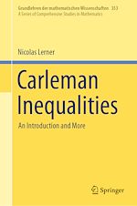 Télécharger le livre :  Carleman Inequalities