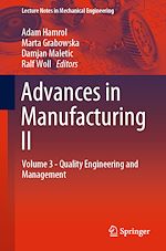 Télécharger le livre :  Advances in Manufacturing II