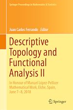 Télécharger le livre :  Descriptive Topology and Functional Analysis II