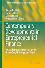 Télécharger le livre :  Contemporary Developments in Entrepreneurial Finance
