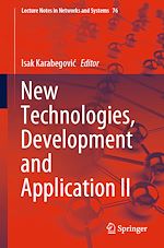 Télécharger le livre :  New Technologies, Development and Application II