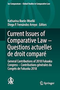 Télécharger le livre :  Current Issues of Comparative Law – Questions actuelles de droit comparé