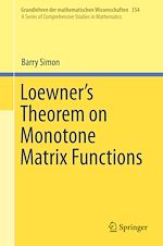 Télécharger le livre :  Loewner's Theorem on Monotone Matrix Functions