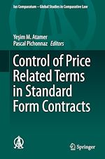 Télécharger le livre :  Control of Price Related Terms in Standard Form Contracts
