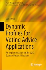 Télécharger le livre :  Dynamic Profiles for Voting Advice Applications