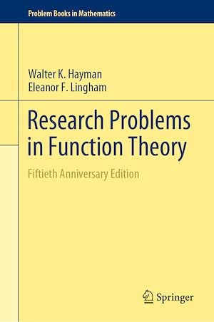 Téléchargez le livre :  Research Problems in Function Theory
