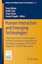 Télécharger le livre :  Human Interaction and Emerging Technologies